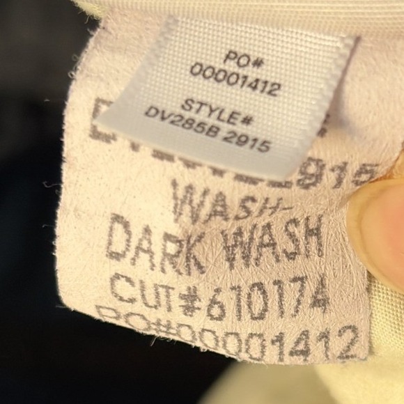 Vince Women's Wide Leg High Rise Dark Wash 100% Cotton Jeans Size 26 - Picture 8 of 8